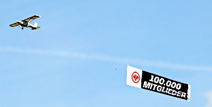 Schleppbanner - Plakatbanner Eintracht